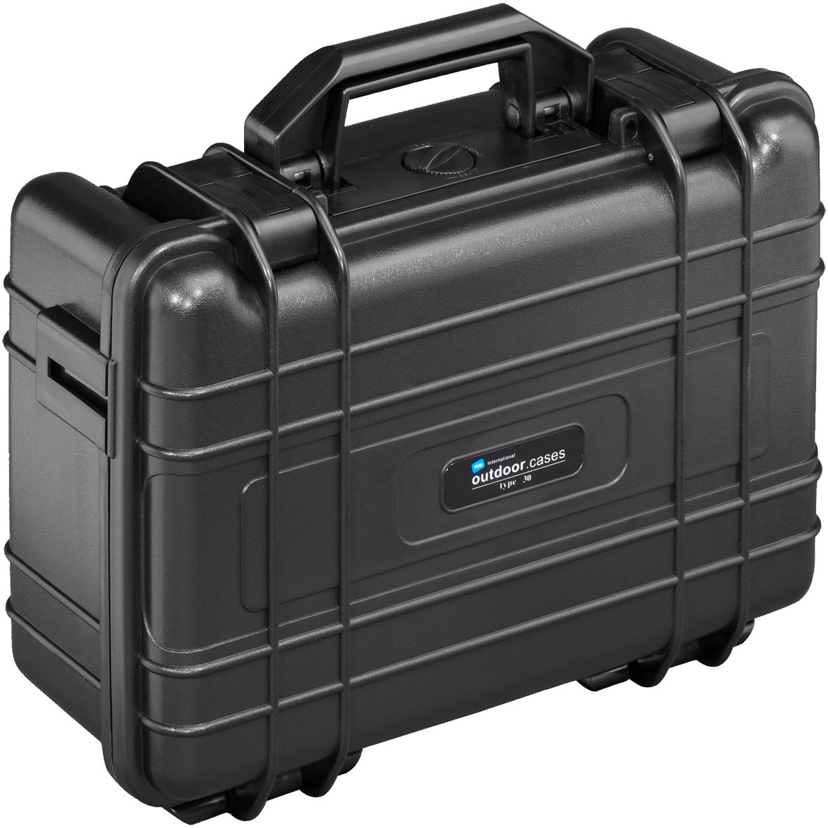 TomCase Mallette Extérieure Étanche 47x37x18 Cm IP67 Avec Mousse - Valise Transport Noire Robuste